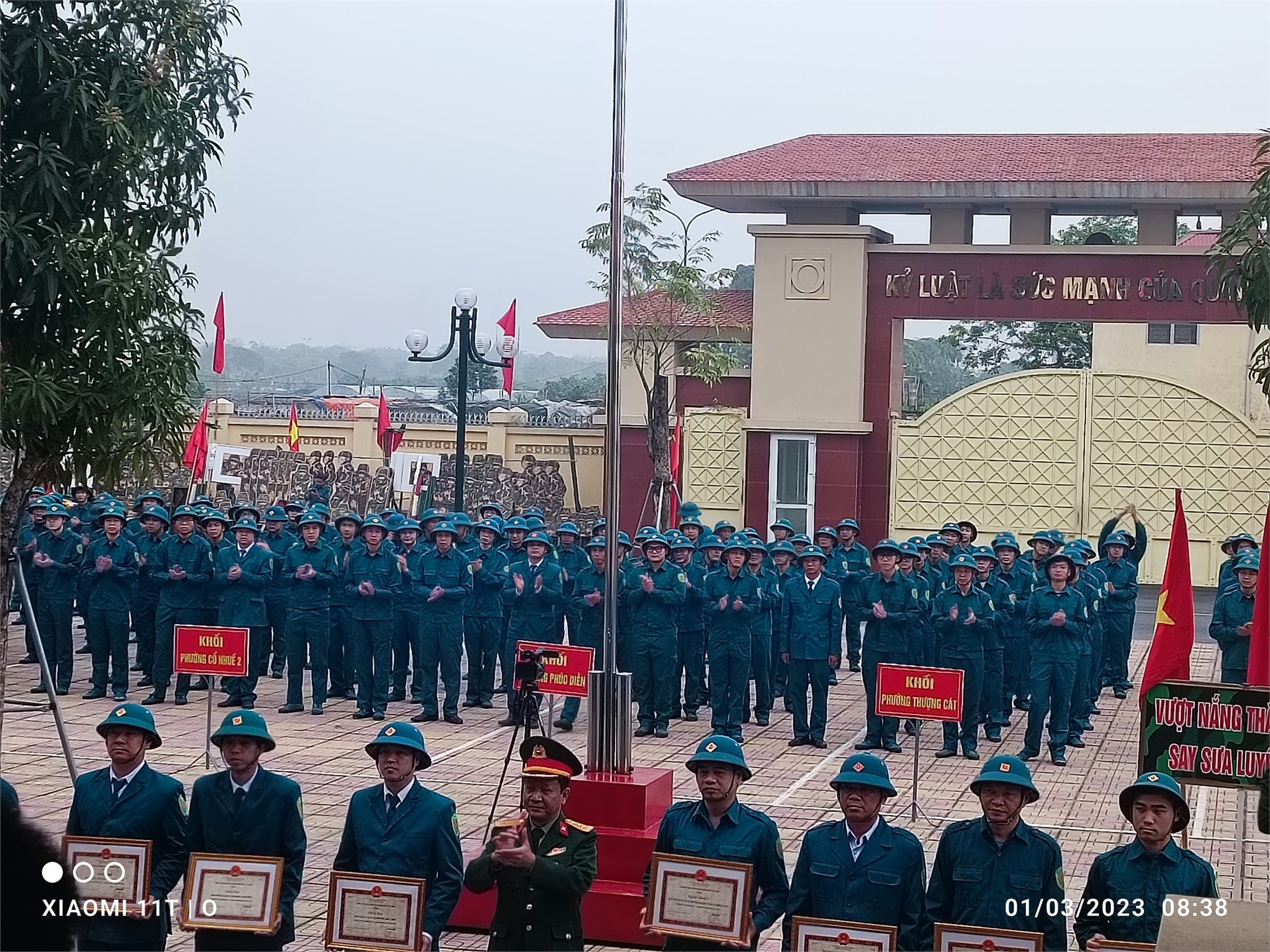 Ban CHQS Trường Đại học Công nghiệp Hà Nội đạt giải nhất Hội thi mô hình học cụ, giáo án huấn luyện năm 2023