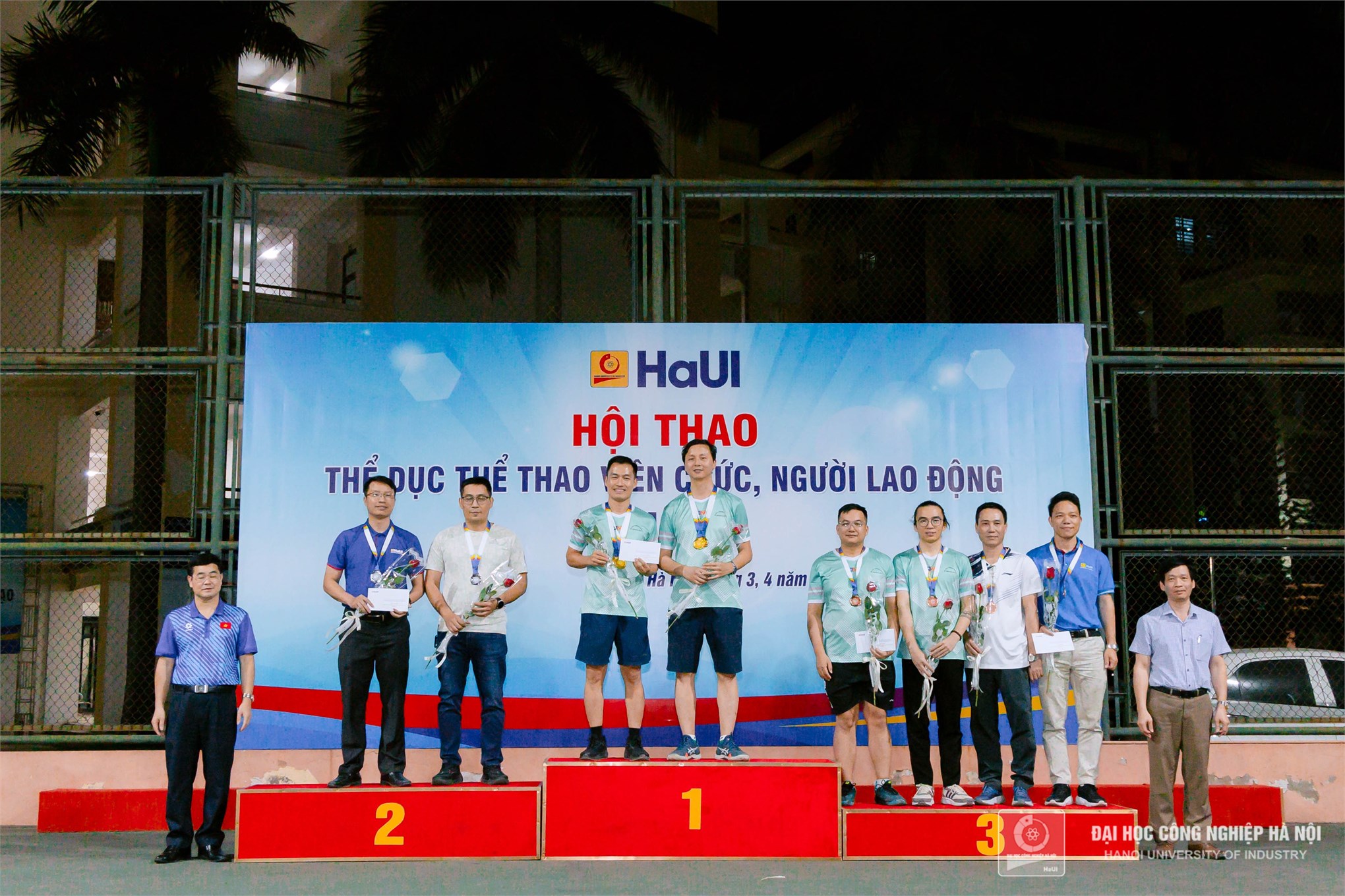 Trung tâm Giáo dục quốc phòng và an ninh đạt giải Ba tại Hội thao thể dục thể thao viên chức, người lao động HaUI 2025